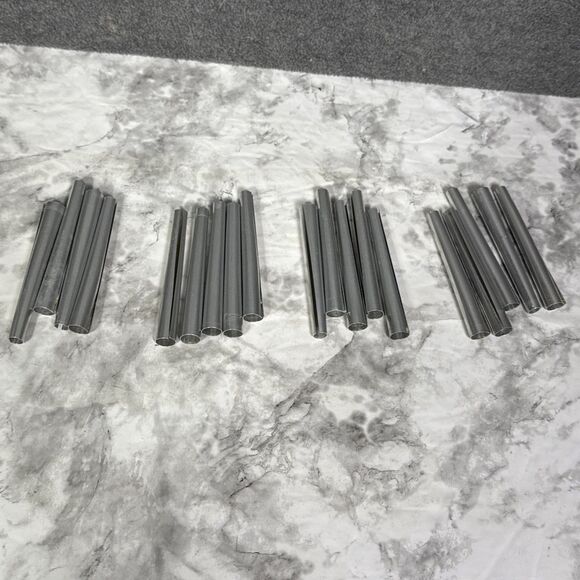 20 Vintage Tapered Pastry Forms Aluminum Each Form is 4" long x 1/2" - Picture 5 of 5